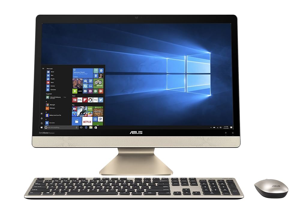 ASUSU デスクトップパソコン 21.5型 V221IDUK ASUS V221IDUK-BA166T 21.5-inch All-in-One Desktop (Intel
